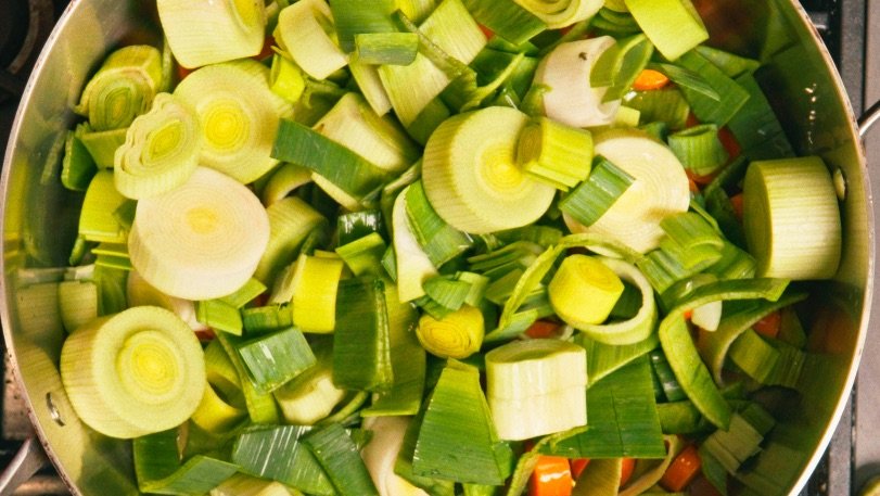 Fresh chopped vegetables for healthy recipes