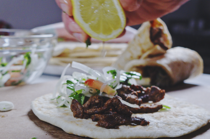 Tantuni (Turkish Street Food Wrap)