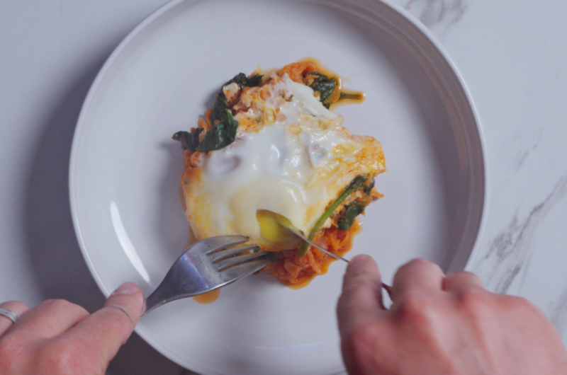 Turkish Spinach and Eggs