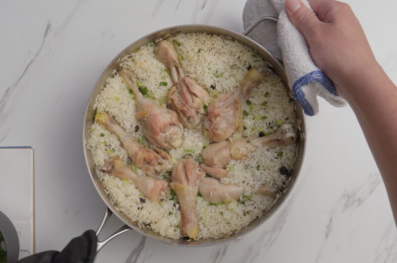 Tavuk Kapama Recipe (Turkish Chicken and Rice)