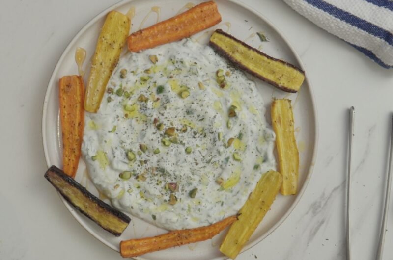 Cacık with Honey Roasted Carrots Recipe